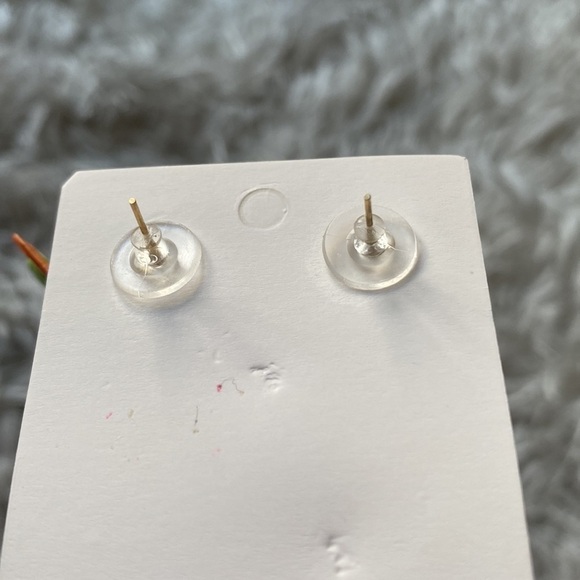 Green/Orange/Yellow and Multi-Color Stone Earrings - Picture 5 of 5